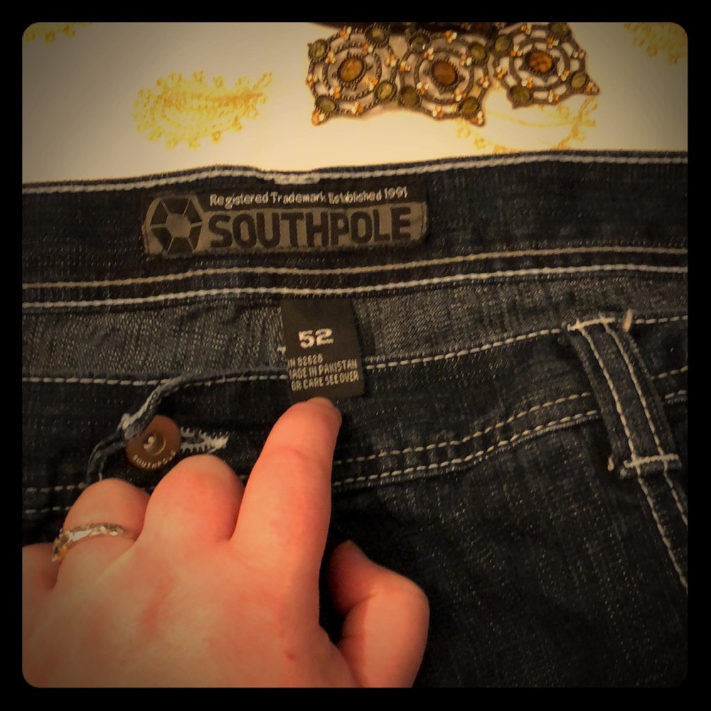 Men’s big & tall dark jeans